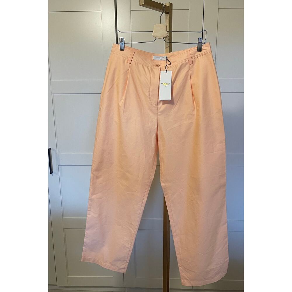 Maison Kitsune Peach Pants New with Tags - Picture 3 of 8